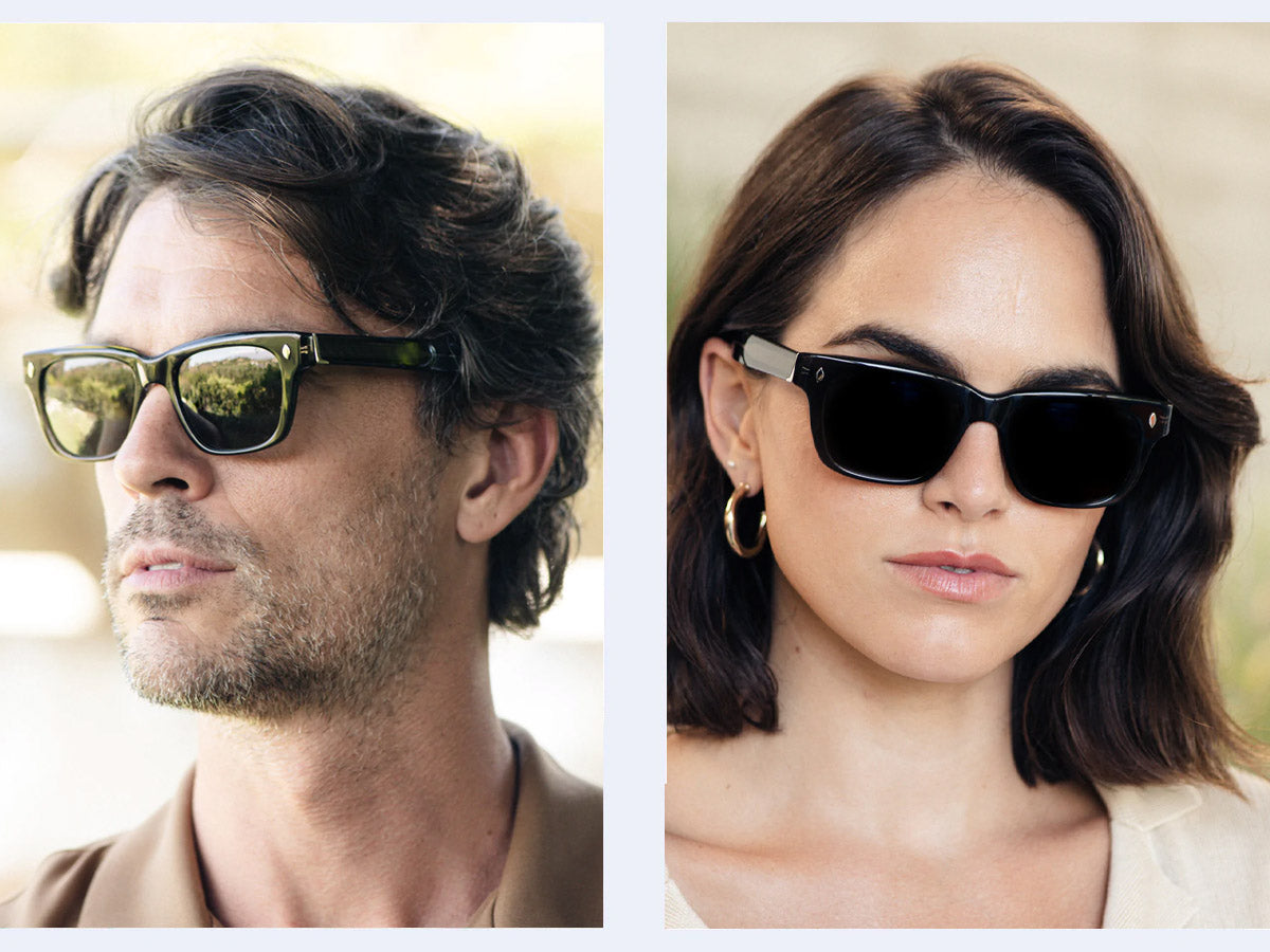 Garrett Leight Officine Générale Collab Sun (Black Glass)