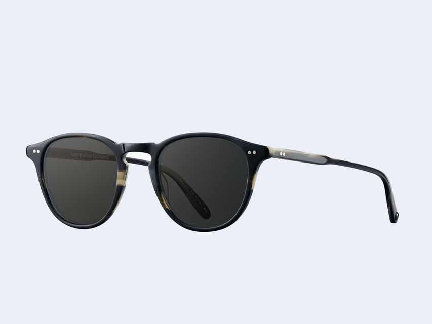 Garrett Leight Hampton Sun (Basalt with Semi-Flat Grey Black Lens)