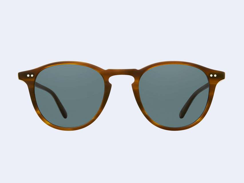 Garrett Leight Hampton Sun (Matte Saddle Tortoise with Semi-Flat Bluesmoke Lens)