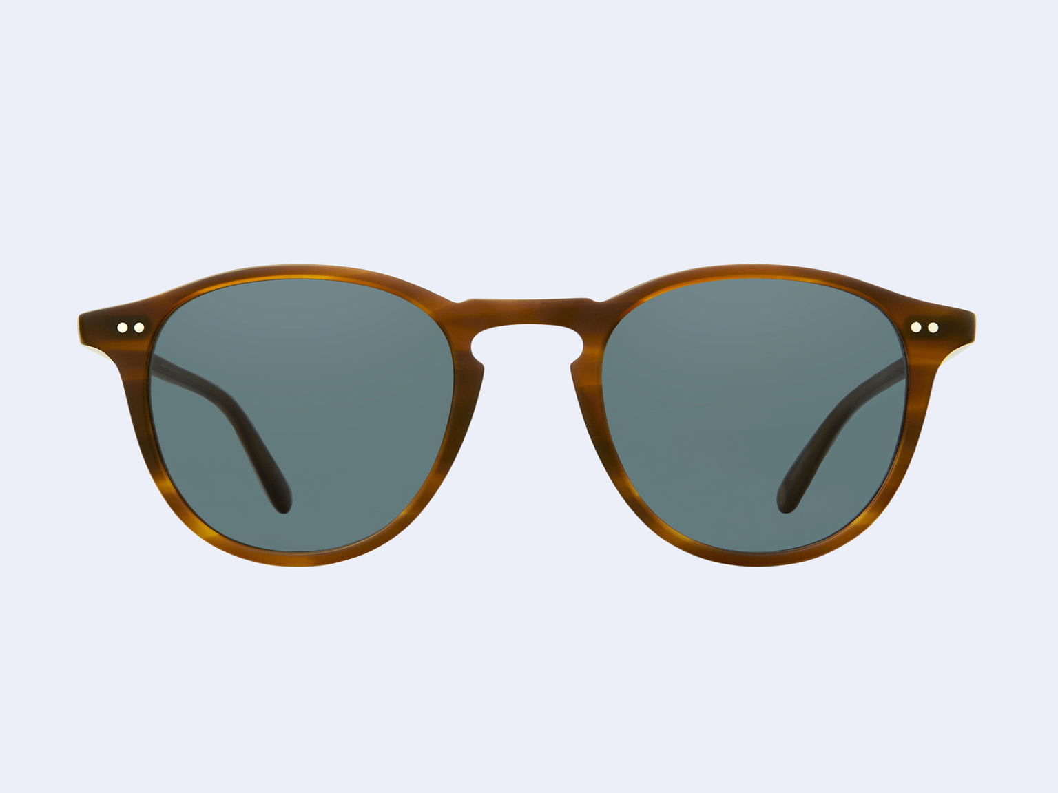 Garrett Leight Hampton Sun (Matte Saddle Tortoise with Semi-Flat Bluesmoke Lens)
