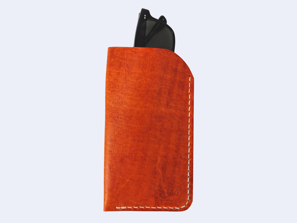Seen Handmade Leather Slip Case (Rustic Tan)