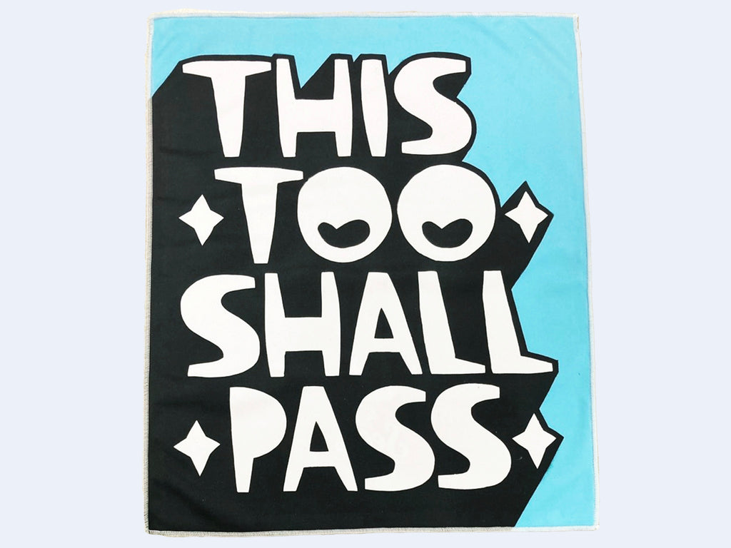 Seen x Kid Acne This Too Shall Pass Eyewear Cloth (Blue)