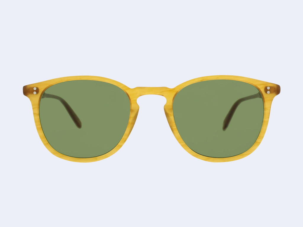 Garrett Leight Kinney Sun (Butterscotch with Pure Green Glass)