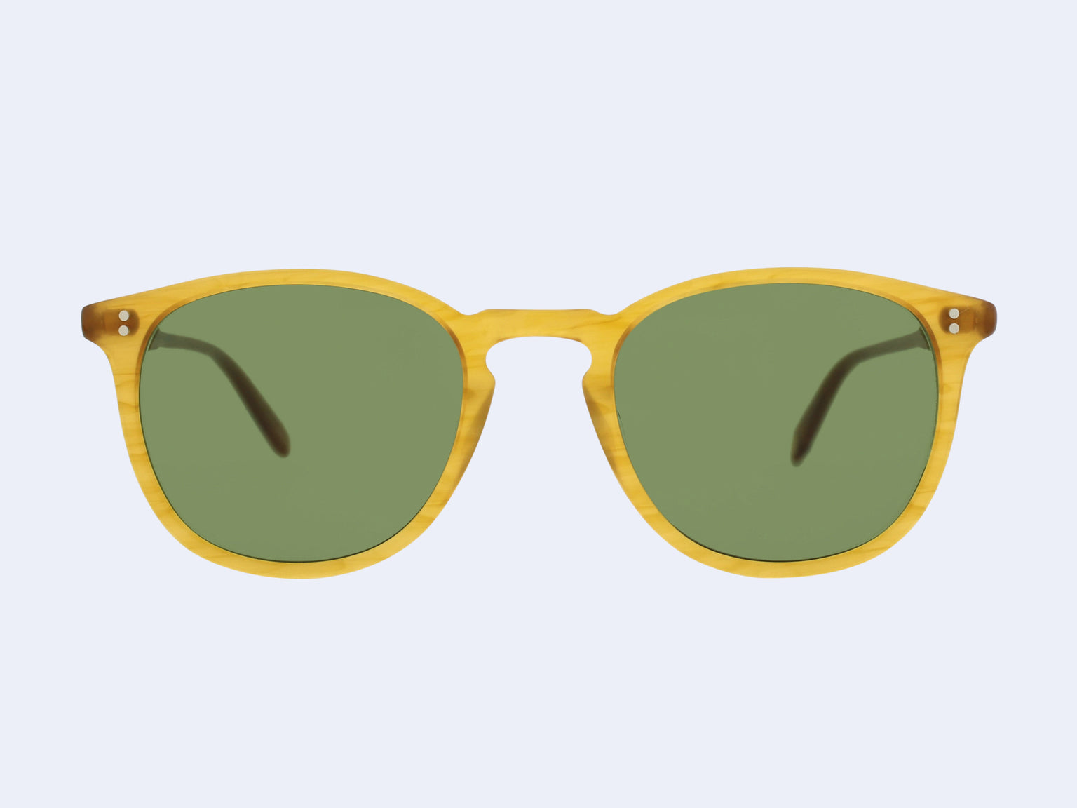 Garrett Leight Kinney Sun (Butterscotch with Pure Green Glass)