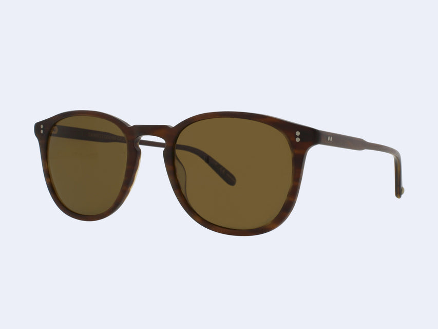 Garrett Leight Kinney Sun (Matte Brandy Tortoise with Brown Polarised Glass)
