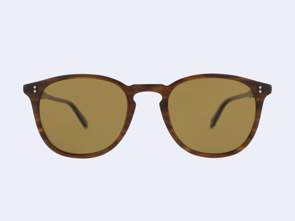 Garrett Leight Kinney Sun (Matte Brandy Tortoise with Brown Polarised Glass)