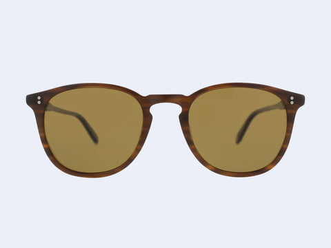 Garrett Leight Kinney Sun (Matte Brandy Tortoise with Brown Polarised Glass)