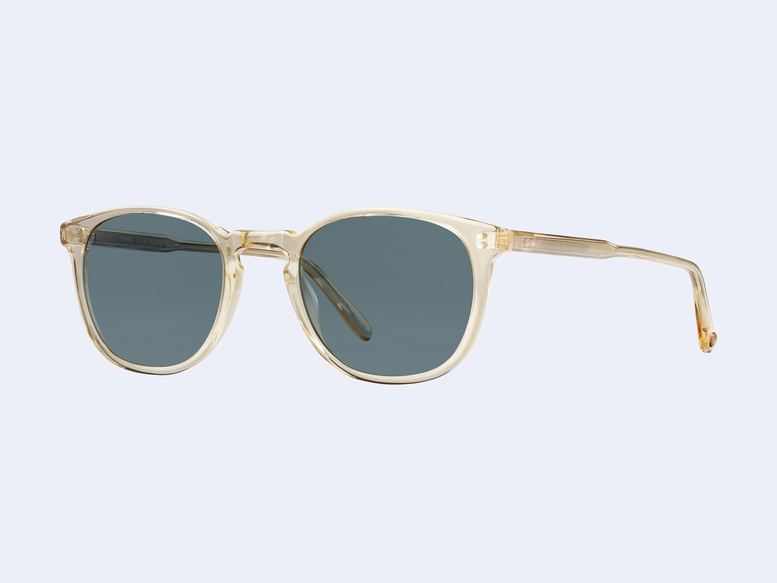 Garrett Leight Kinney Sun (Champagne with Blue Smoke Polar Lens)