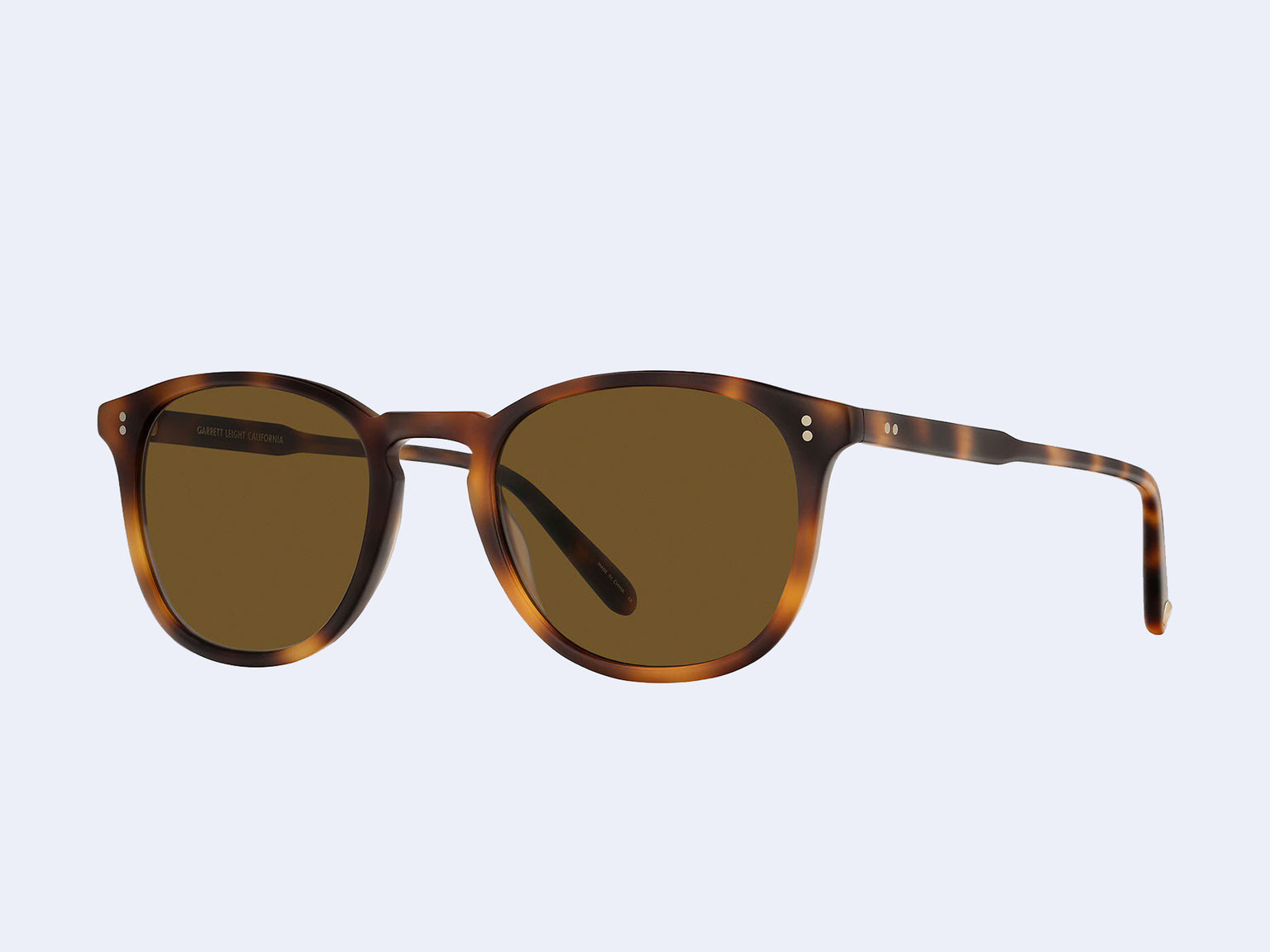 Garrett Leight Kinney Sun (Matte Classic Brown with Semi-Flat Pure Coffee Lens)