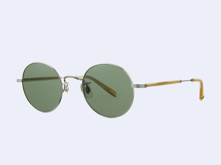 Garrett Leight Lovers (Brushed Silver-Blonde with Pure G15 Lens)
