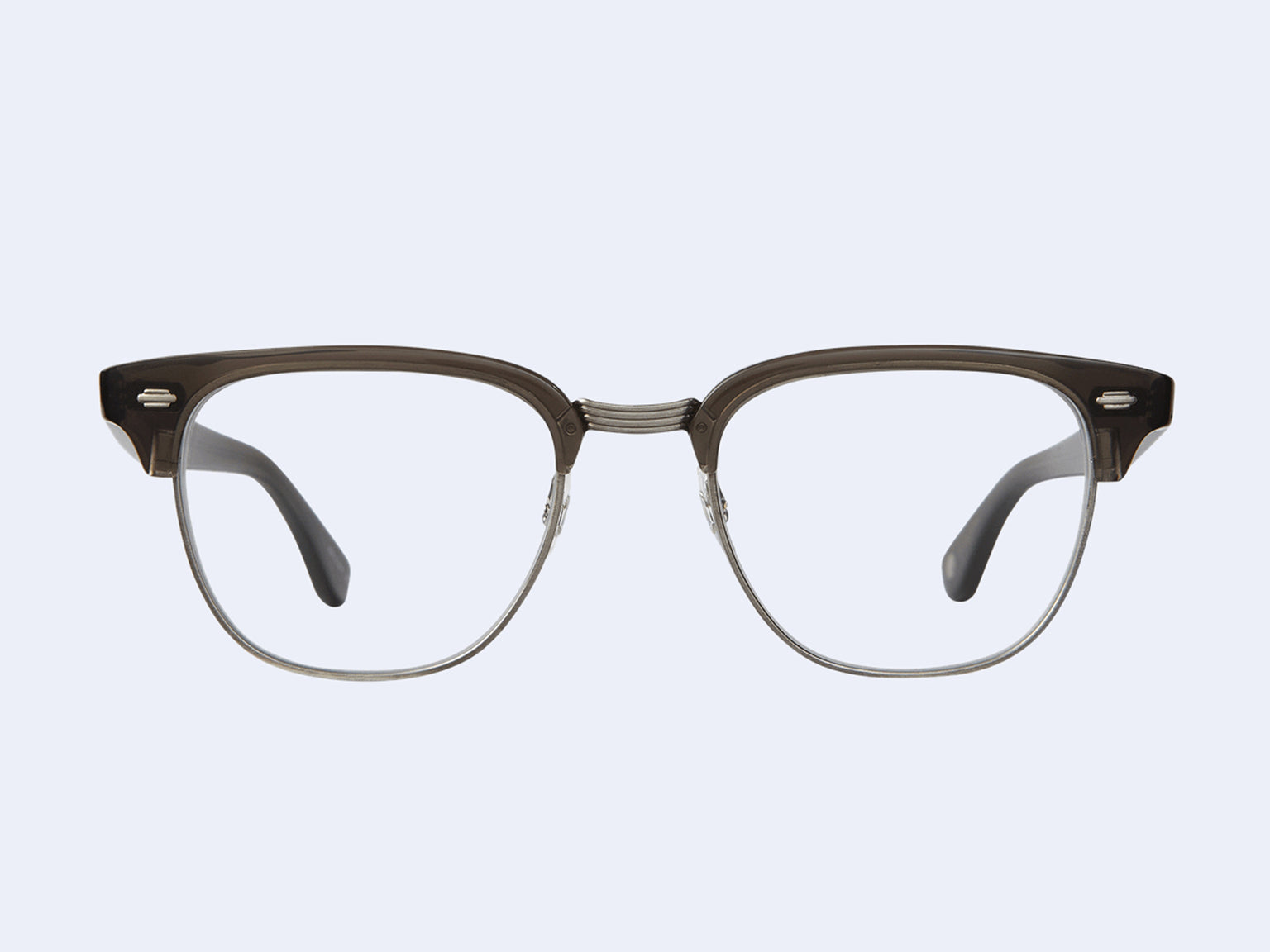 Garrett Leight Elkgrove (Black Glass-Brushed Silver)