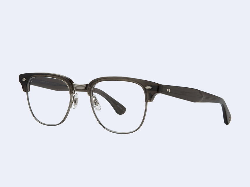 Garrett Leight Elkgrove (Black Glass-Brushed Silver)