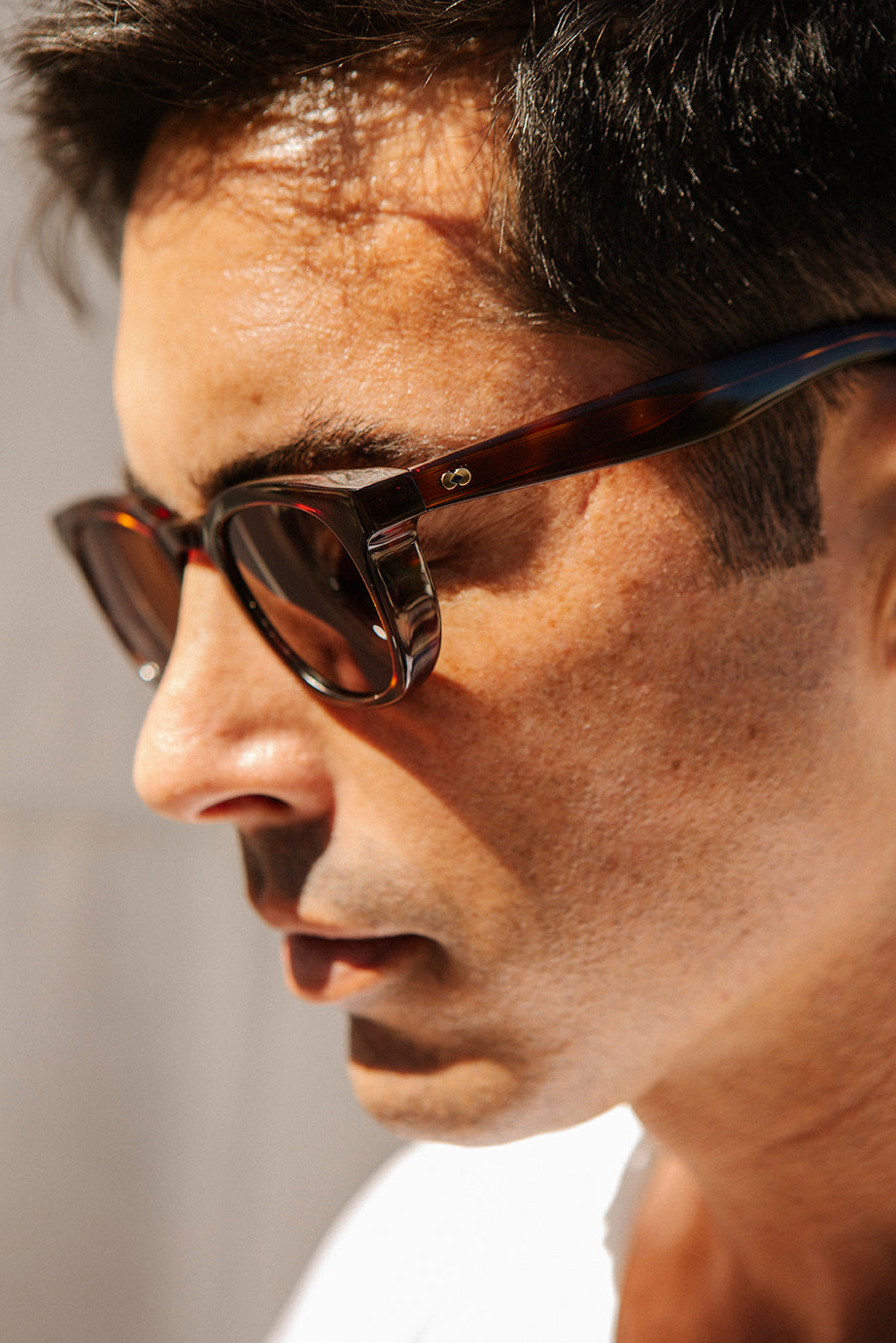 Garrett Leight Kinney X Sun (1965 Tortoise with Oak Lens)