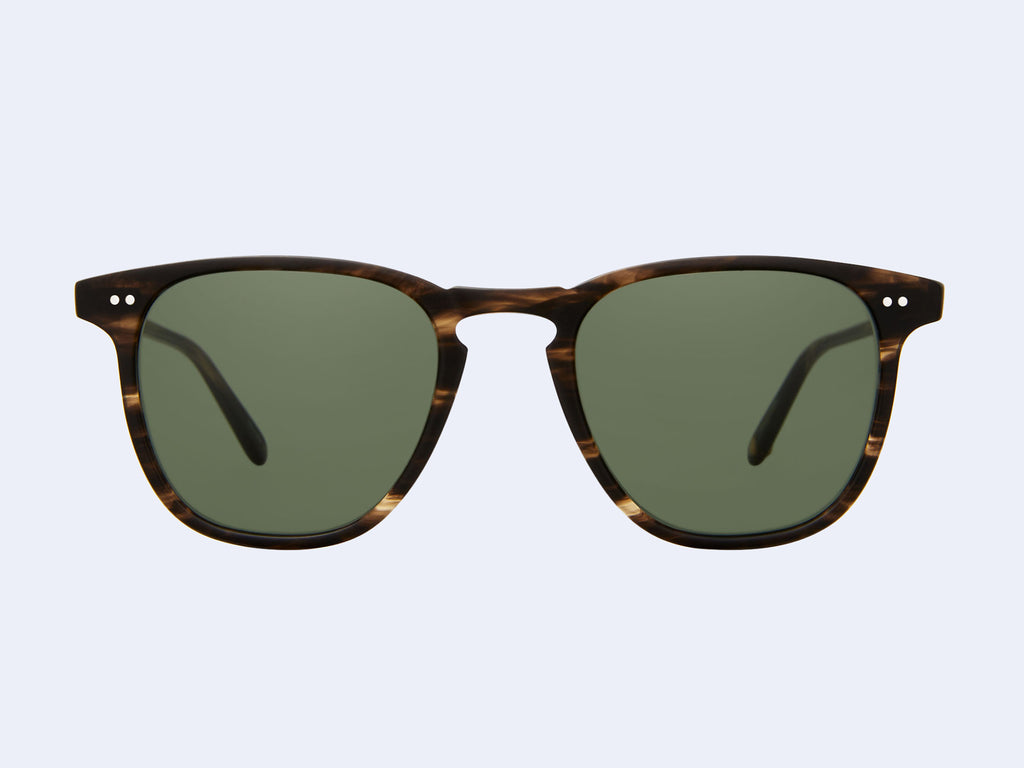 Garrett Leight Brooks Sun (Matte Storm Tortoise with Pure G15 Lens)
