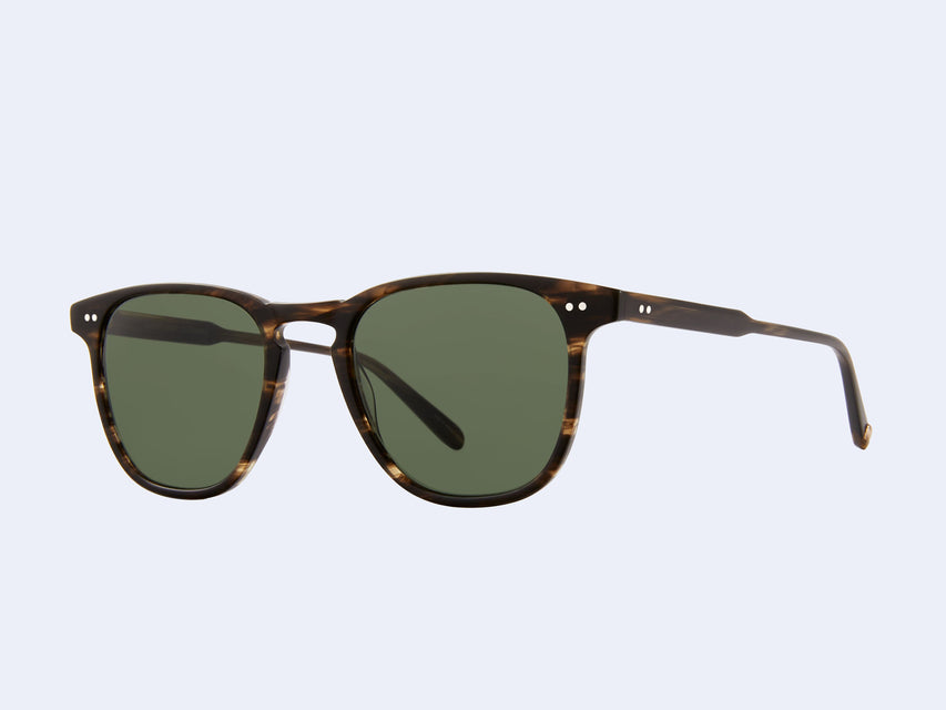 Garrett Leight Brooks Sun (Matte Storm Tortoise with Pure G15 Lens)