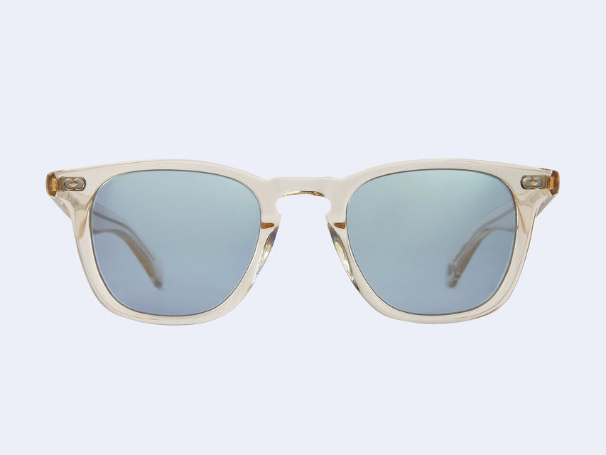 Garrett Leight Brooks X Sun (Prosecco/Sky Layered Mirror)