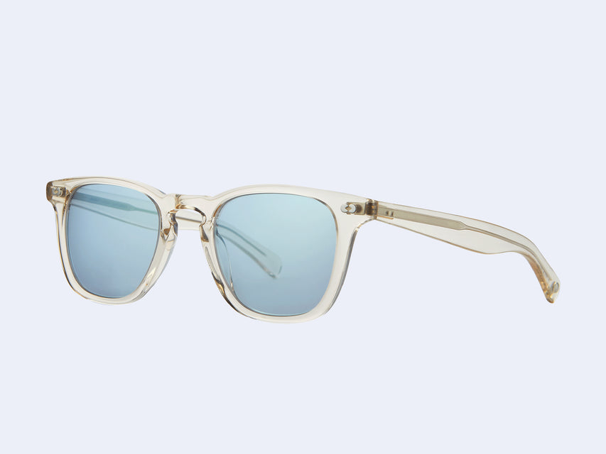 Garrett Leight Brooks X Sun (Prosecco/Sky Layered Mirror)