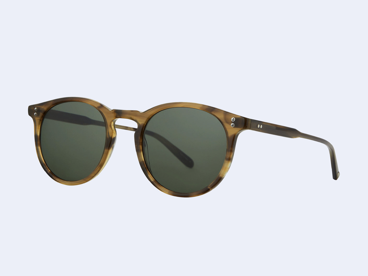 Garrett Leight Carlton Sun (Eco Army Tortoise/Eco G15)