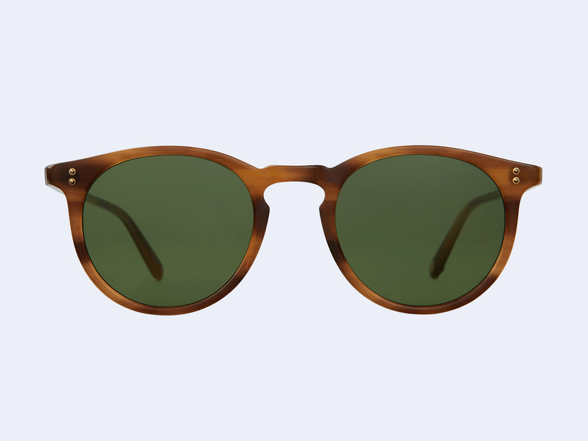 Garrett Leight Carlton Sun (Eco Blonde Tortoise/Eco Green)