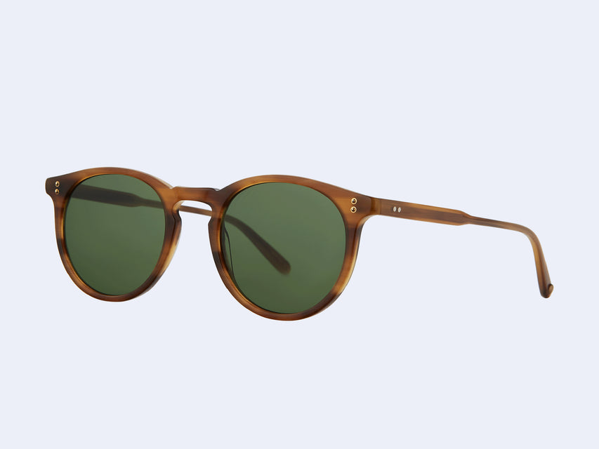 Garrett Leight Carlton Sun (Eco Blonde Tortoise/Eco Green)