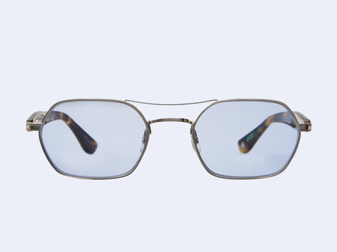 Garrett Leight Goldie Sun (Brushed Silver Bio Spotted Tortoise)