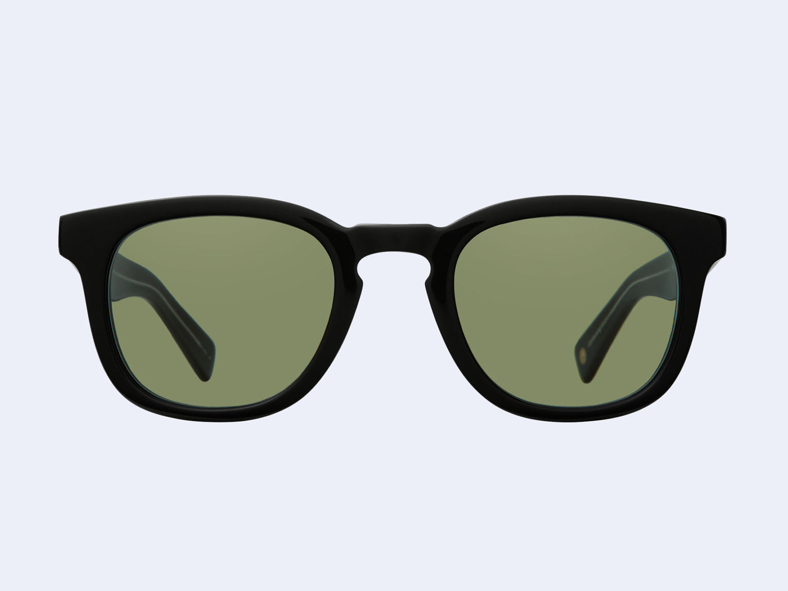 Garrett Leight Kinney X Sun (Black with Valley View Green Lens)
