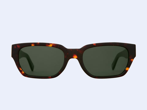 Garrett Leight Mayan Sun (Caviar Tortoise/Semi-Flat G15)