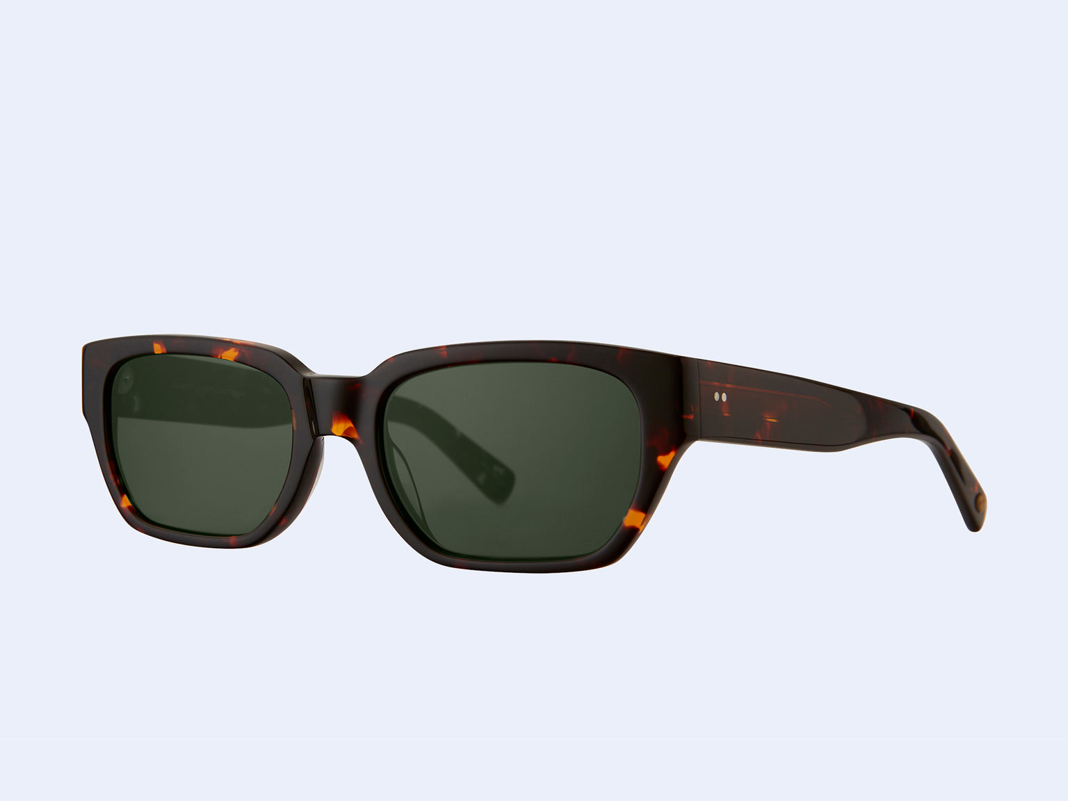Garrett Leight Mayan Sun (Caviar Tortoise/Semi-Flat G15)