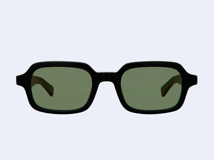Garrett Leight Navarre (Black with Valley View Green Lens)