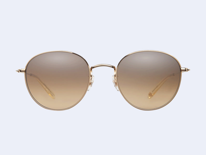 Garrett Leight Paloma M Sun (Gold-Pure Glass/Semi-Flat Brown Layered Mirror)