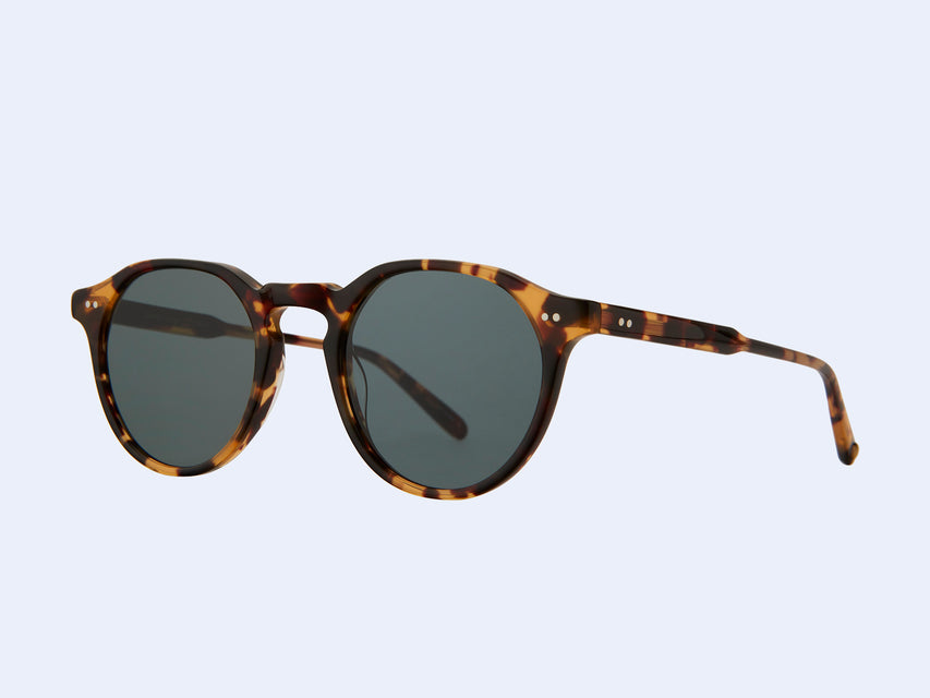 Garrett Leight Royce Sun (Dark Tortoise/Semi-Flat Blue Smoke)