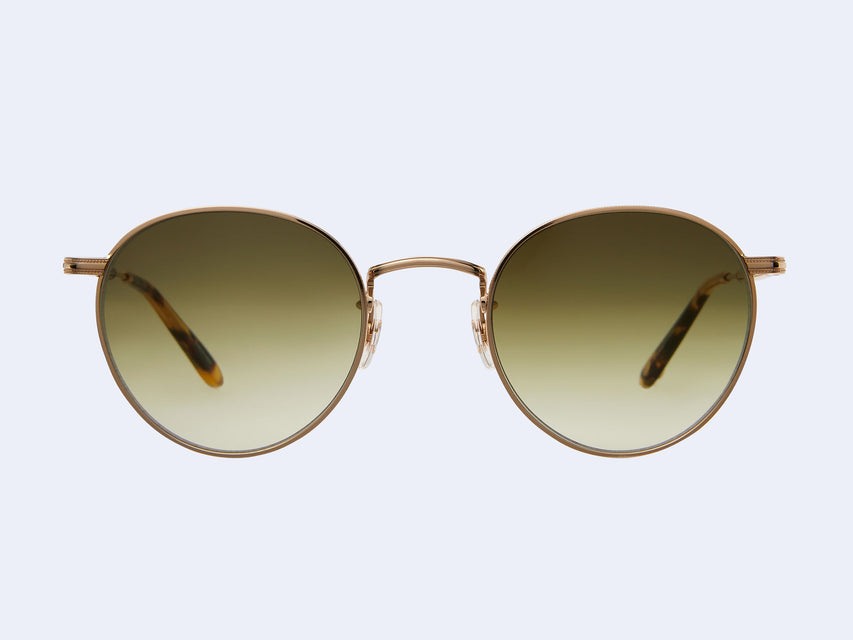 Garrett Leight Wilson M Sun (Gold-Dark Tortoise with Semi-Flat Olive Gradient Lens)