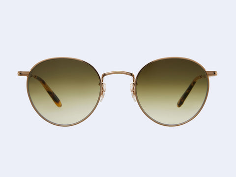 Garrett Leight Wilson M Sun (Gold-Dark Tortoise with Semi-Flat Olive Gradient Lens)