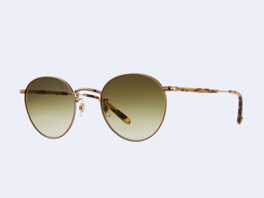 Garrett Leight Wilson M Sun (Gold-Dark Tortoise with Semi-Flat Olive Gradient Lens)