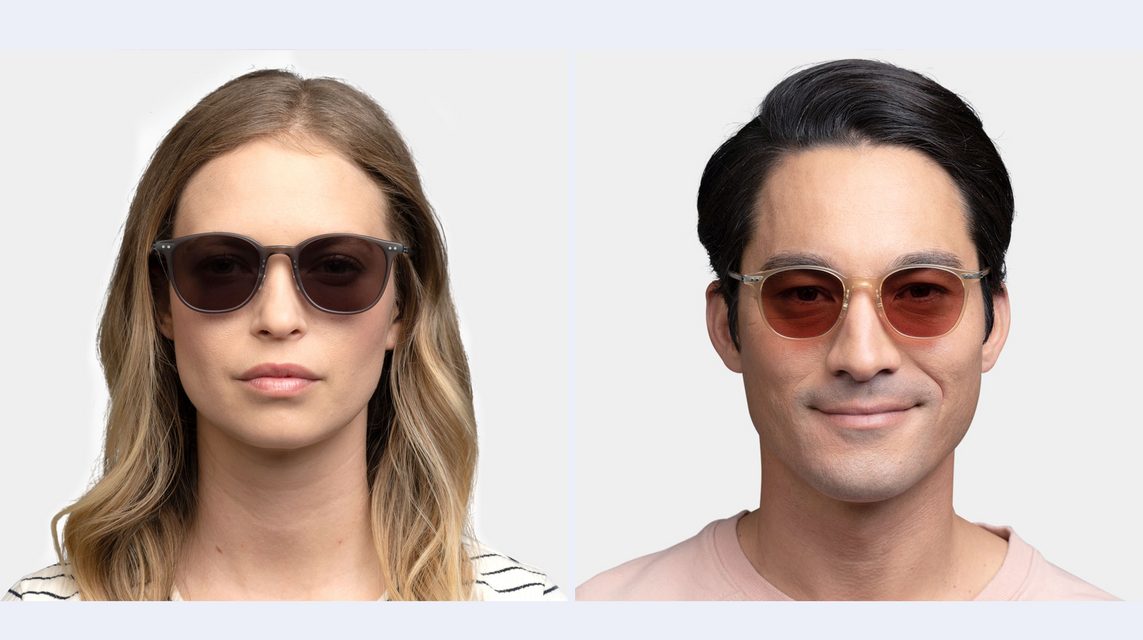Garrett Leight Beach Sun (Blonde-Silver with Bordeaux Lens)